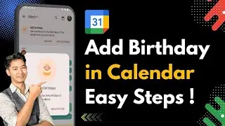 How to Add Birthday in Google Calendar !