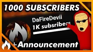 1000 SUBSCRIBERS! | + QnA announcement