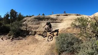 GBOSC & Drew's Crew Ride Waterfall area of Gooseberry Mesa