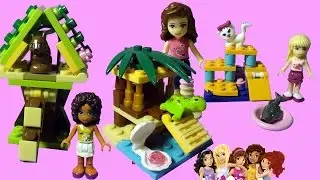 Friends Animals Series 1 Squirrel's Tree House Cat's Playground and Turtle's Little Oasis Lego