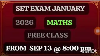 STAY TUNED💥 SET EXAM JANUARY 2026 MATHEMATICS #setexamjanuary2026 #setexammaths #setexam #setpaper2