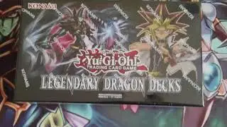 Yugioh Legendary Dragon Deck and Random Pack Opening