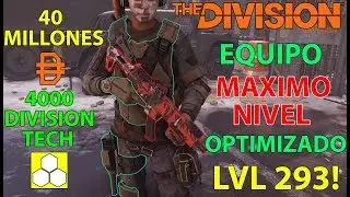 OPTIMIZAR EQUIPO MAXIMO NIVEL - 40 MILLONES Y 4000 DE TECNOLOGIA - THE DIVISION