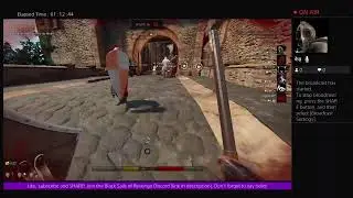 The Captain up late playing more Mordhau