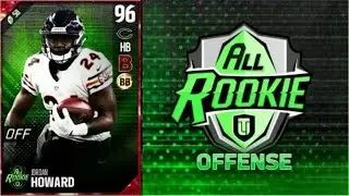 All-Rookie Jordan Howard | Player Review | Madden 17 Ultimate Team Gameplay