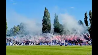 Racowisko na pożegnanie legendarnego stadionu Ruchu przy ul. Cichej 6 (28.06.2025 r.)