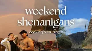 cooking, cruising, & chaos | a weekend vlog
