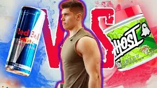 RED BULL VS PRE WORKOUT! (Which Ones Better???)