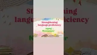 B.ed sem4 notes|Strengthening language proficiency | Newspaper 📰 #exams#studyskill#education#books