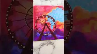 Простой урок рисования колеса обозрения! 🎡
