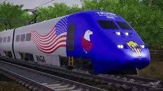 Trump Train DEMOLISHES Joe Biden's Ice Cream Truck