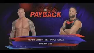 Randy Orton vs. Tama Tonga One on One PAYBACK | WWE 2K25 Gameplay