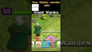 Grand Warden. Unlocking Warden Master October's new skin | clash of clans|#shorts #youtubeshort #coc