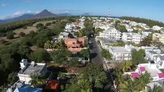 Drone footage in Flic en Flac , Mauritius