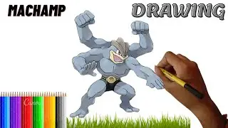 How To Draw Machamp | Pokemon