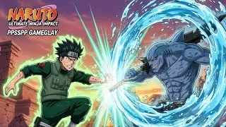  Guy VS Kisame Naruto Shippuden Ultimate Ninja Impact walkthrough part 5 psp Gameplay 60fps