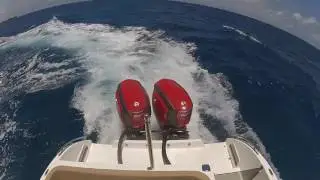 Cheetah 30 with twin Evinrude E-tec G2s 150 HO