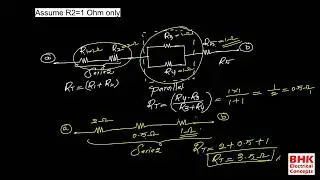 Series and Parallel Connection of Resistances Calculation ll BHK Electrical Concepts ll