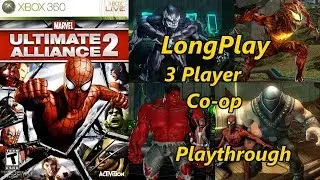 Marvel Ultimate Alliance 2 - Longplay 3 Player Co-op Full Game Walkthrough (No Commentary)