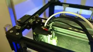 Taking a print off of the Pertinax printing surface of my Creality-Ender-4