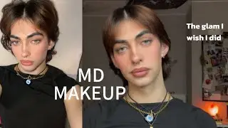 MD makeup tutorial // The glam I wish I did