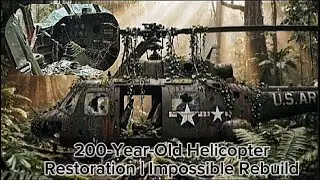 🚁Old Military Helicopter Restoration | Step by Step😎