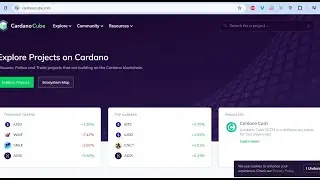Cardano Cube   Exploration Tool on Cardano