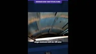 Bendungan bawah tanah pertama di Indonesia dan di dunia