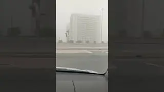 Dust storm in Dubai