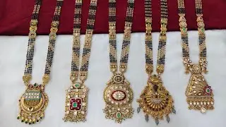 Fancy antique mangalsutra designs with price