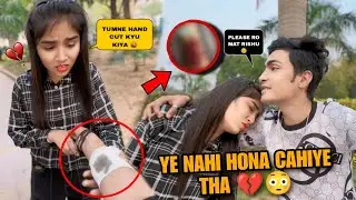 Mere Hand Cut Krne par Aai Rishu Mujhse Milne 😭 | Ye Nahi Hona Chahiye Tha 💔| Justin Romio