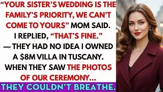 My Parents Chose My Sister’s Wedding Over Mine—So I Married At My $8M Villa In Tuscany. Then...