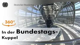 360°-Video: In der Bundestags-Kuppel über Berlin