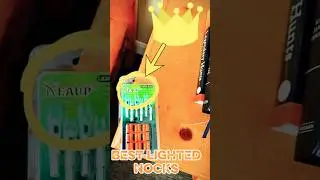 BEST LIGHTED NOCKS!?!?! | KEAUP lighted nocks #shorts #viralshorts #archery #muleylegends