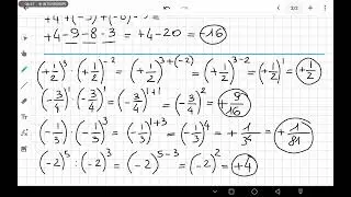 GV Prof _ 3*m Espressioni BASE con numeri relativi e potenze