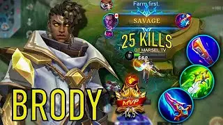 PERFECT SAVAGE!! Brody GOD MODE - Top 1 Global Brody by Marsel tv
