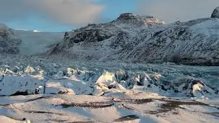 [4K] &Ouml;r&aelig;faj&ouml;kull Glacier | Southeastern Iceland 🇮🇸 | Part 2 [view of terrain from outside]