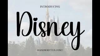Disney Font | Font | Free Font | Script Fonts | Font Bundle