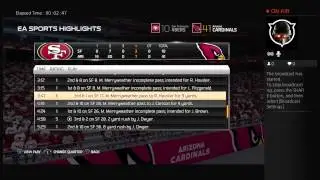 Madden 15 game 3 connected franchise highlights