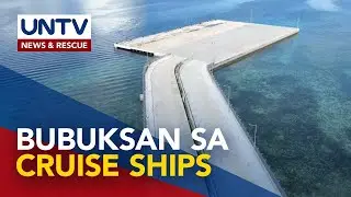 Cruise ship terminal sa Siargao, binuksan; Ilan pang bagong port projects, itatayo sa PH