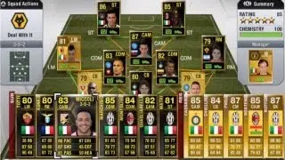 FIFA 13 1,000,000+ Coin Serie A Squad Builder Ultimate Team