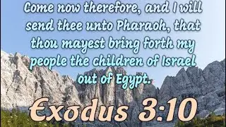 The command: God tells Moses, 