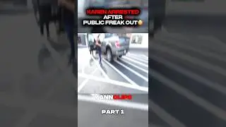 Karen Arrested After Public Freakout 😳 #shorts