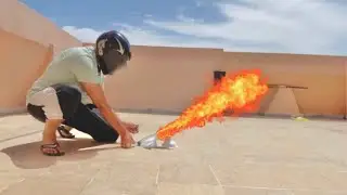 Make A Bottle Rocket 🔥🫣| Amazing Science Experiments #science #experiment