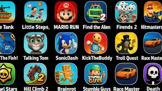 Count Masters,Race Master 3D,Hill Climb Racing,Sonic Dash Run,Brawl Stars,Stumble Guys,Super Mario 