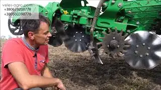 Робота Агрегату полосового обробітку ґрунту Strip-Till