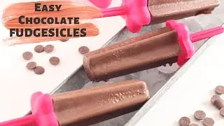 Chocolate Fudge Ice Cream Bars | Easy Recipe with cocoa powder | no chocolate
