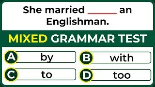 Mixed Grammar Questions: CAN YOU SCORE 19/19? #challenge 7