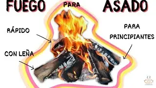 Como hacer fuego con leña para el asado - Fácil y rápido | Platos Argentinos