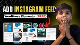 How to add Instagram feed in WordPress Elementor Page 2026 | Instagram Feed WordPress Elementor Free